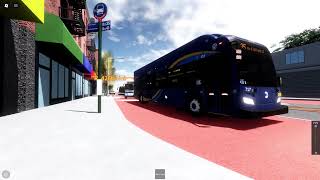 Triple Bx35 Buses at Webster Avenue & East 167th Street! (MTA RBLX)