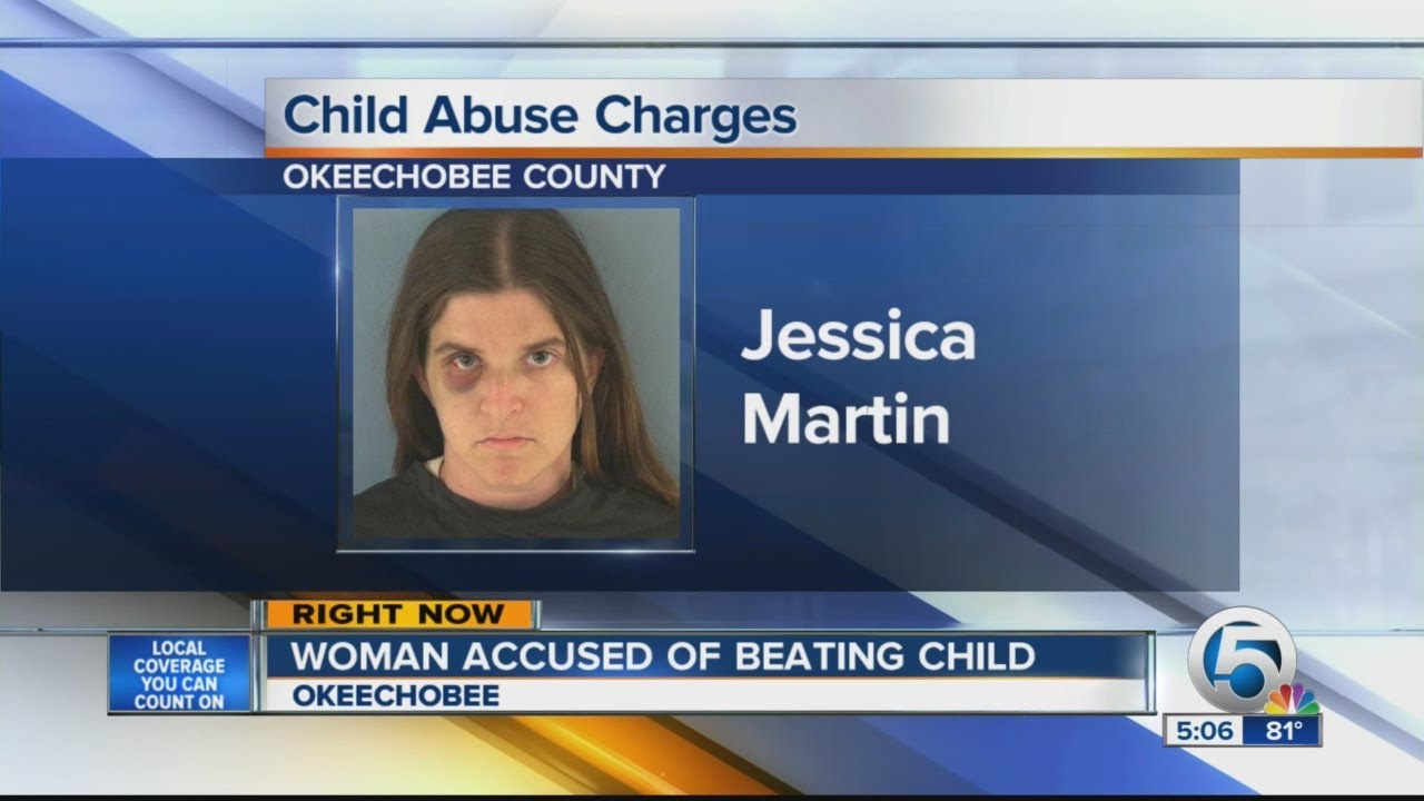 Woman accused of beating child - YouTube