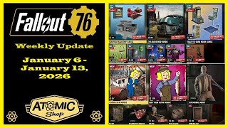 New Atomic Shop Weekly Update From January 6 To January 13, 2026 - Fallout 76 Atomic Shop Update