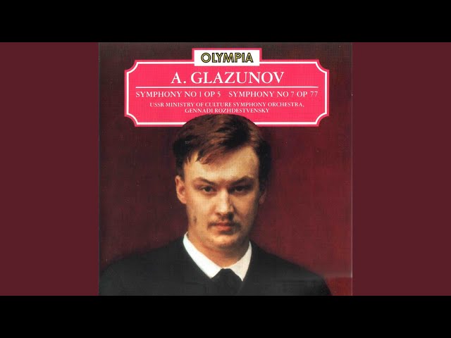 Glazounov - Symphonie n°7:3è mvt : Orch Symph Culture URSS / G.Rozhdestvenski