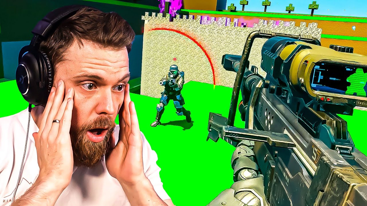 IMPOSSIBLE 1 vs 23 Sniper Game on a CUSTOM Halo Map!