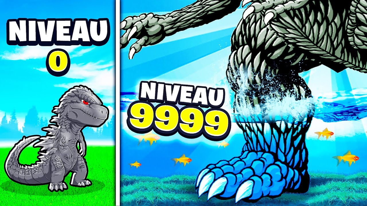 UN BÉBÉ GODZILLA TRÈS AFFAMÉ EST NÉ AU MILIEU DE LA GRANDE VILLE 😱😱