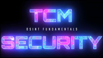 Open Source Intelligence OSINT in 5 Hours Full Course Learn OSINT! Part 1.