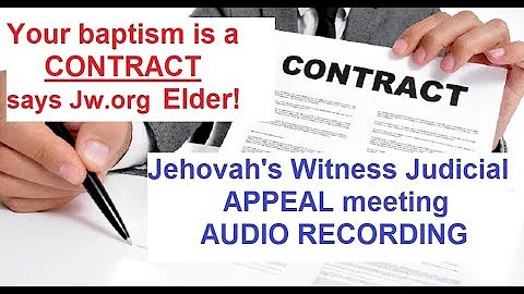 JW Judicial APPEAL for Apostasy (Secret Recording)