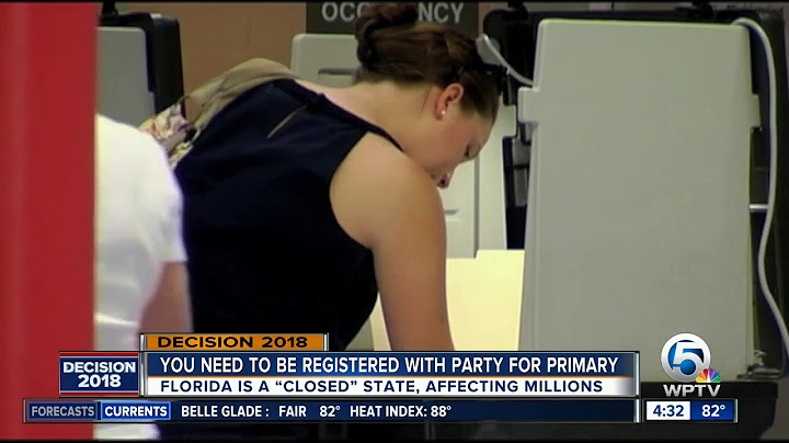 Florida voters head to the polls for election primary
