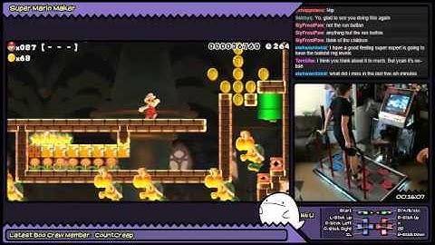 GameStomp || Super Mario Maker w/ DDR Dance Pads | 100-Mario Expert #3 - 5 Stages