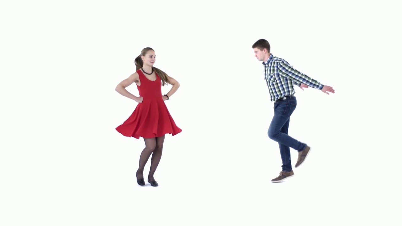 Taniec Góralski z Podhala cz. 1 ozwodny (przycup, po dwa, klaskanie i zwyrtanie dziewczyny)