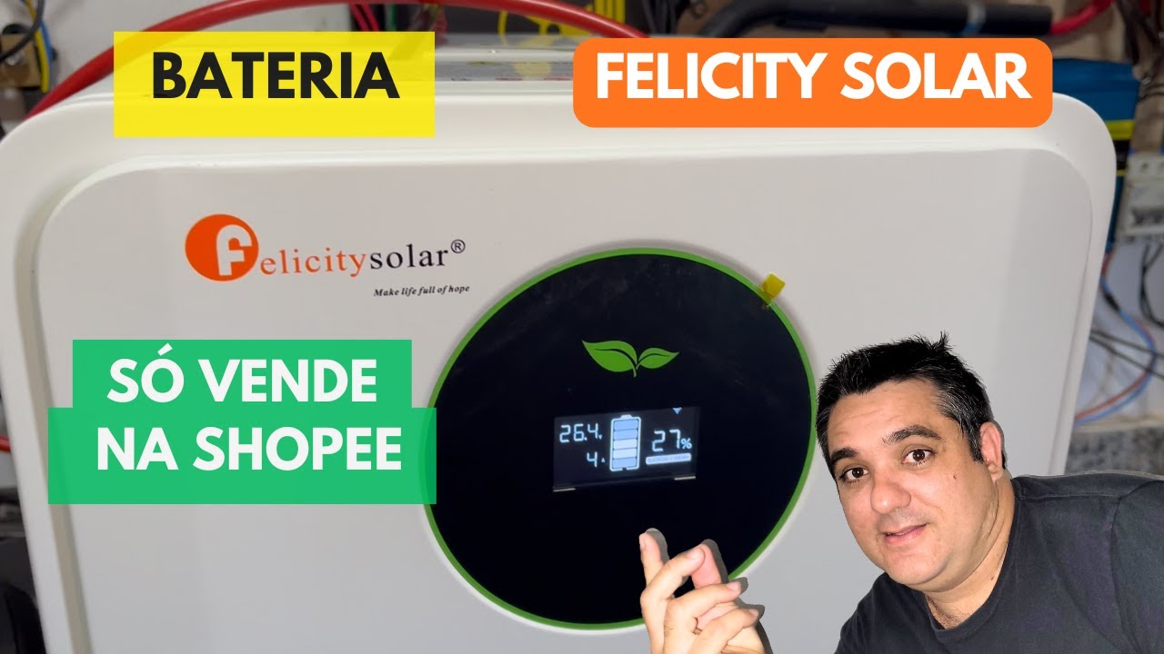 "ENERGIA SOLAR 24H: LIGUEI A CASA TODA NA BATERIA FELICITY E VEJA O QUE ACONTECEU!"