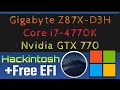 Hackintosh Gigabyte Z87x D3h - Core i7 4770K - Nvidia GTX 770 | Free EFI _ macOS Mojave 10.14.6
