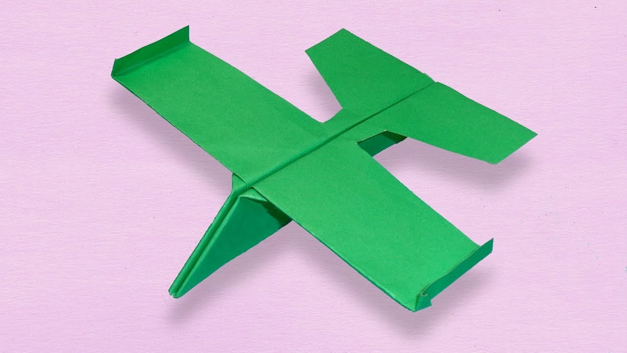 Paper Glider Airplane  Best Paper Airplane Glider Making With Color Paper