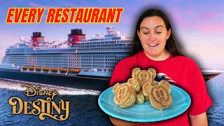 I ATE AT EVERY RESTAURANT ON THE DISNEY DESTINY- Disney Cruise Line | Lion King, Palo & Enchantè