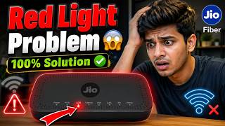 Problem solved 100% |  Red light blinking problem solution | JioFiber Red Light problem solution |