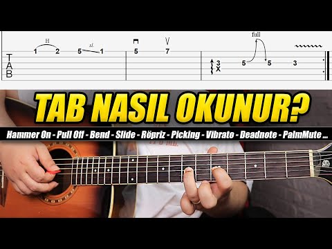 TAB NEDİR? - Gitar Tab Nasıl Okunur? ( Gitar Dersi )