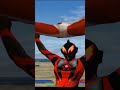 Ultraman Belial Melemparkan Ultraman Taro