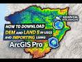 GETTING STARTED IN USGS (HOW TO DOWNLOAD DIGITAL ELEVATION MODEL DEM LAND SAT 8 MULTISPECTRAL IMAGE)