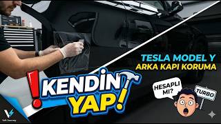 Tesla Model Y Arka Kapı Koruma Filmi