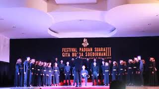Ya Badrotim - WAHID HASYIM CHOIR - Arr. V.mangunsongs, FPS GBS III UNSOED 2018