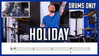 Holiday - Drums Only + Notation