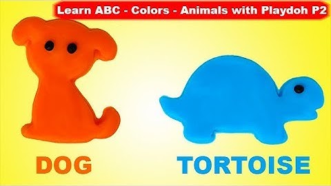 Learn ABC - Colors - Animals with Play Doh Part 2