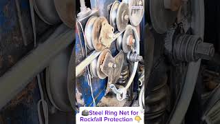 🪨Steel Ring Net for Rockfall Protection 👇