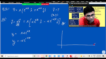 Kinematics EX. 1.7 of Kleppner Mechanics explained by RKH SIR(B.TECH IIT D)  AUTHOR OF IRODOV SOL