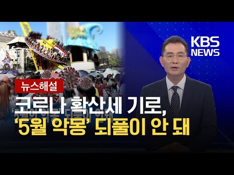 [뉴스해설] 코로나 확산세 기로, ‘5월 악몽’ 되풀이 안 돼 / KBS 2021.05.03.