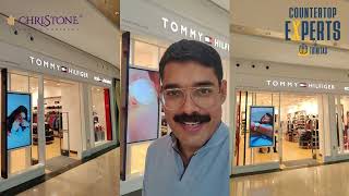 Solid Surface | Corian | Tommy Hilfiger Showroom @ Forum Mall Kochi | Countertop Experts: 7878888713