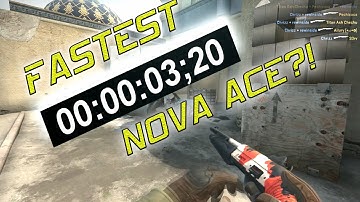 CS:GO - WORLD FASTEST NOVA ACE?! | Chrizz