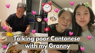 speaking ONLY CANTONESE for 24 hours with my granny - A day at my grandma 👵