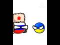 Rusia VS Ucrania 🇷🇺🇺🇦(créditos a @novaxs) | #countryballs #humor #shorts