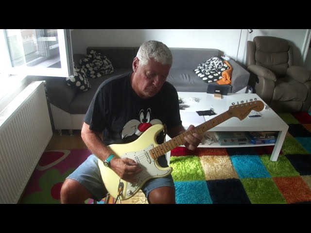 Malmsteen style improvisation, on the backing track of his beautiful song Blue