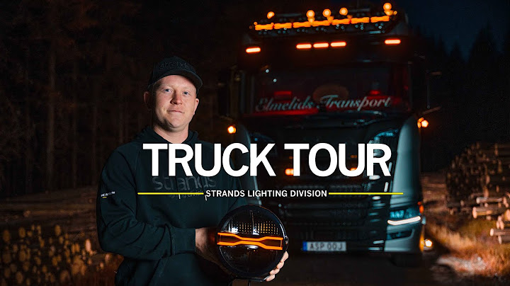TRUCK TOUR - ELMELIDS TRANSPORT - STRANDS LIGHTING DIVISION