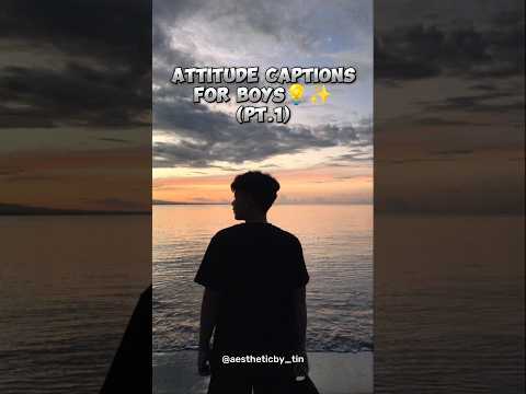 Attitude captions ideas