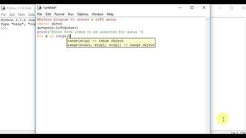 Python program to create a LIFO queue