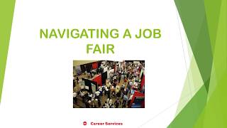 UIC Career Services - Navigating a Job Fair