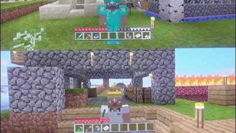 Minecraft xbox 360: 2 player split screen (how 2 Tutorial) Must be in HD!