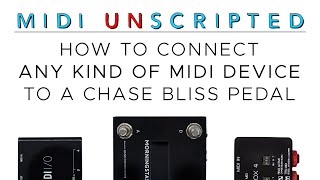 MIDI UNSCRIPTED: How to Connect Any Kind of MIDI Device to a Chase Bliss Pedal