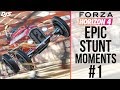 Forza Horizon 4 - EPIC STUNT MOMENTS #1