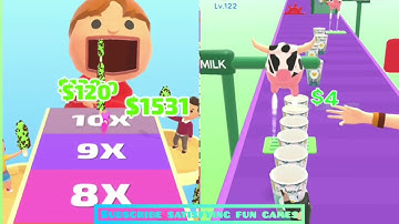 Popsicle Stack Vs Coffee ☕ Stack Game | Level 121-122 Satisfying Gameplay Walk-through #games