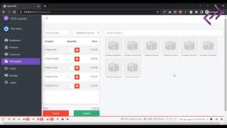 Point of Sale POS System in Laravel with Source Code - CodeAstro