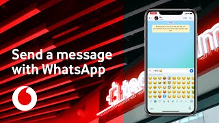 WhatsApp | How to send a message | iOS iPhone | TechTeam | Vodafone UK Resimi