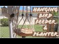 Diy hanging bird feederplanter  valesews