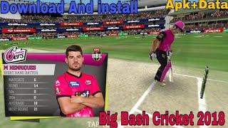 How to Download Big Bash Cricket 2018 unreleased For Android (Apk+Data) All country screenshot 2