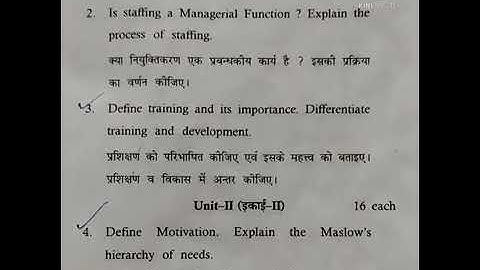 MDU || Business Management-2 (2Sem.) Question Paper 2021 || Bcom 1 Year Latest Paper #mdukuk