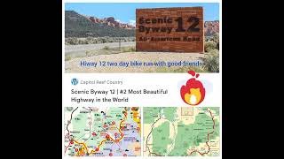 Motorcycle riding southern Utah, highway 12, rated one of the best scenic rides in America.