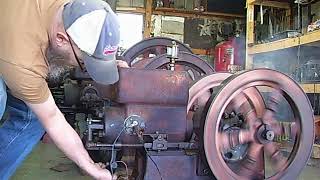 1914 2&12Hp Economy D Hit Miss Running Backwards