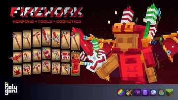 Firework Animated Weapons and Tools Set (Showcase)