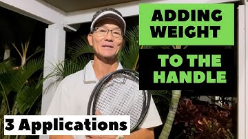 Racquet Customization [3 Applications | Adding Weight to the Handle of a Racquet]