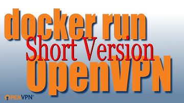 Docker run OpenVPN 