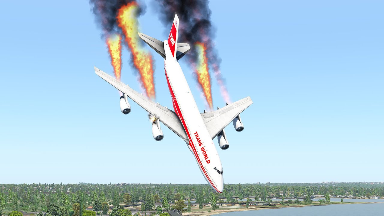 TWA Flight 800 | Boeing 747 Crashes Immediately After Take Off |Xplane ...